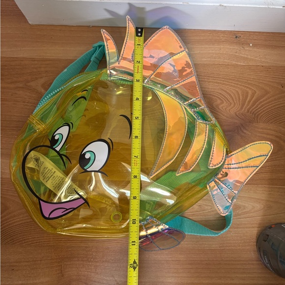 Disney The Little Mermaid Flounder Backpack Swim Bag Disney Store - Picture 10 of 10